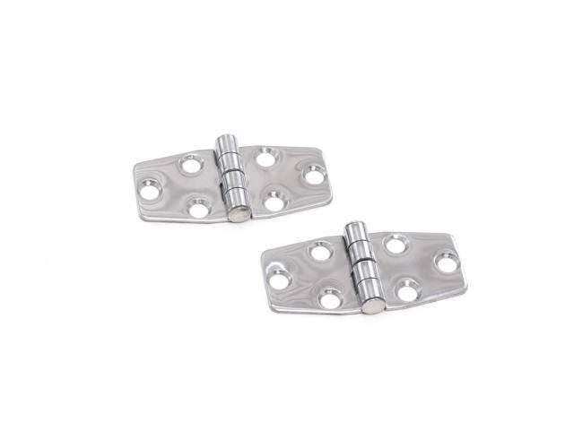 Polished Stainless Steel Marine Grade Door Hinges 3 x 1.5 Inches Set of 8 W620