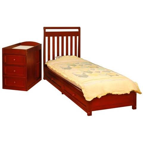 2-in-1 Convertible Crib and Changer, White Y47605