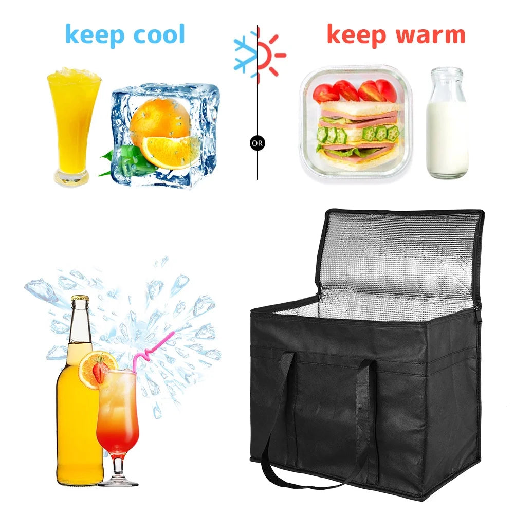 Insulated Cooler Bag with Zipper Closure U354