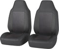 Black and Blue High Back Front Car Seat Covers G244