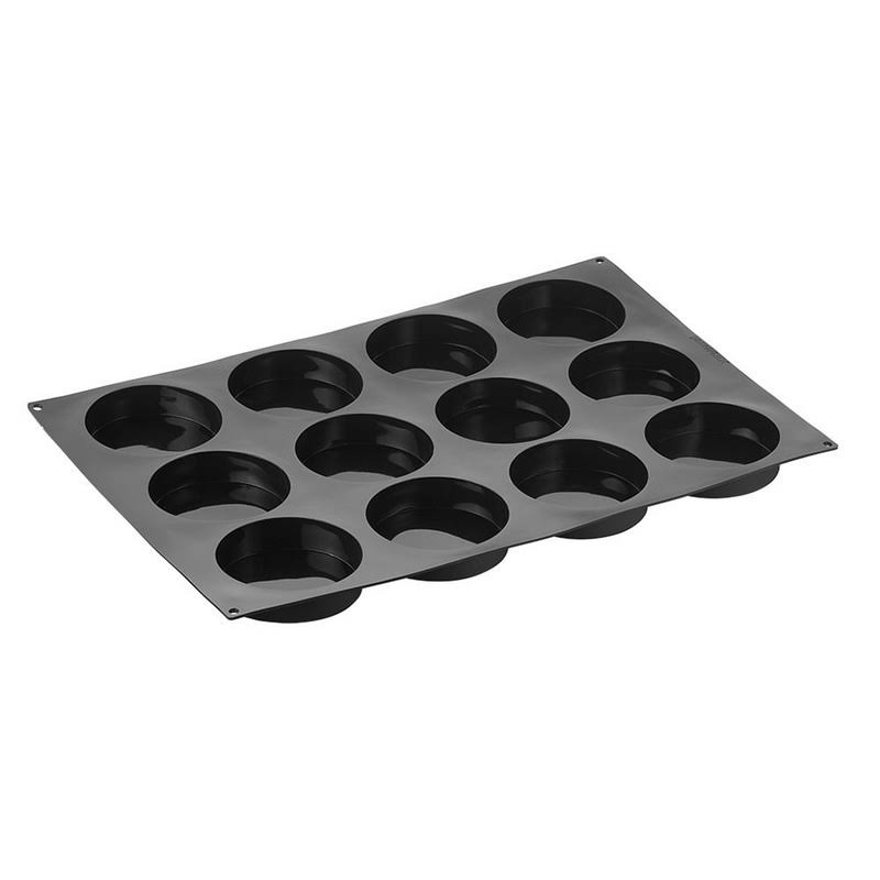 Silicone Mold Insert, 120mm Diam. x 30mm H, 12 Cavities Q2225