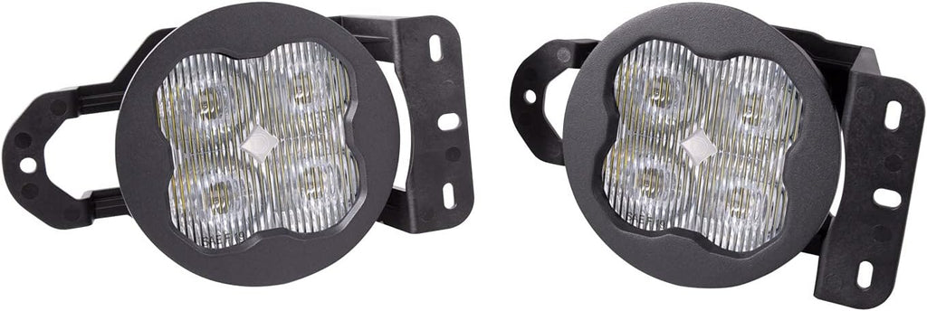 SS3 LED Fog Light Kit for Jeep JL Wrangler Rubicon w/Steel Bumper, White SAE/DOT Driving Pro V790