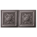 Antique Silver Glue-Up Vinyl Ceiling Tile Y461