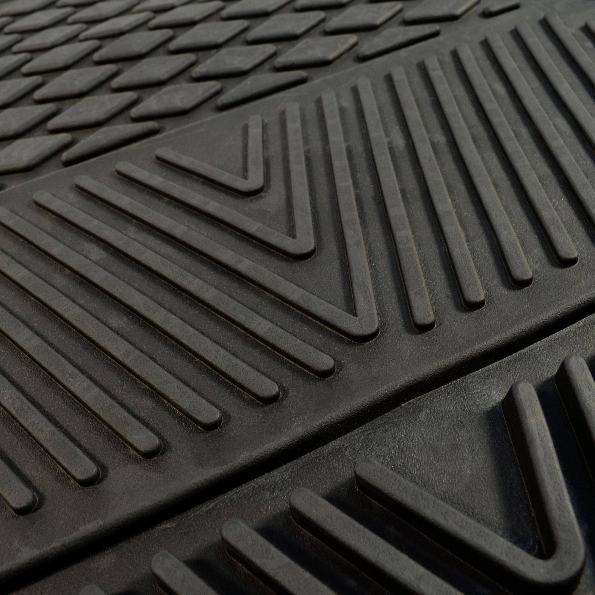 2-pc Vinyl Front Car Mat Set U16393