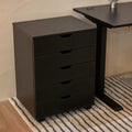 5 Drawer File Cabinet with Casters X651713