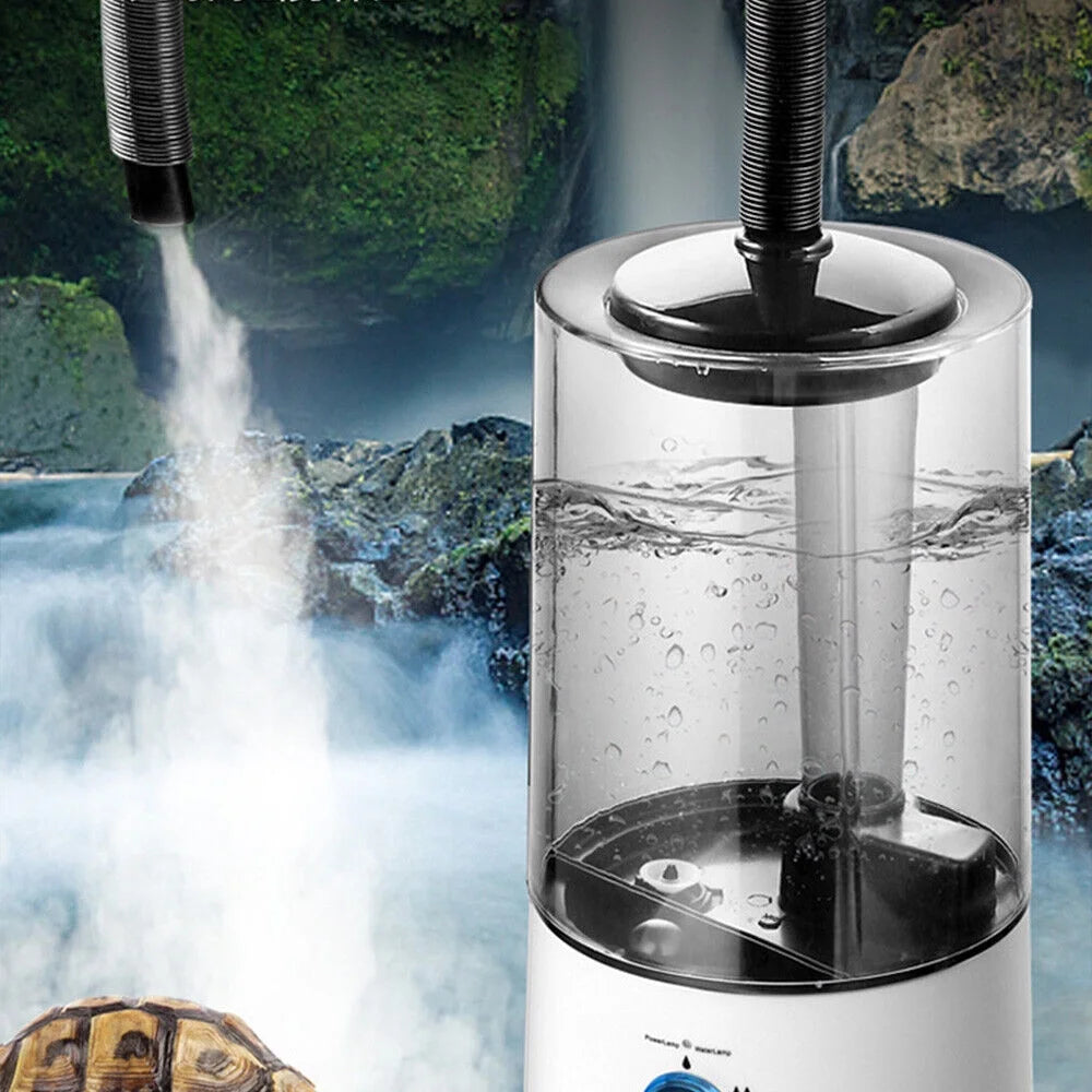 Reptile Terrarium Humidifier Fogger 4L Capacity Misting Machine with Hose I612