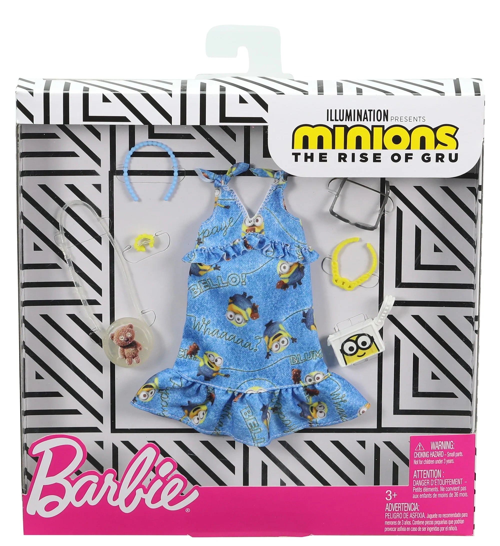Minions Fashion Pack Doll Clothes with Outfit and 6 Accessories N25660