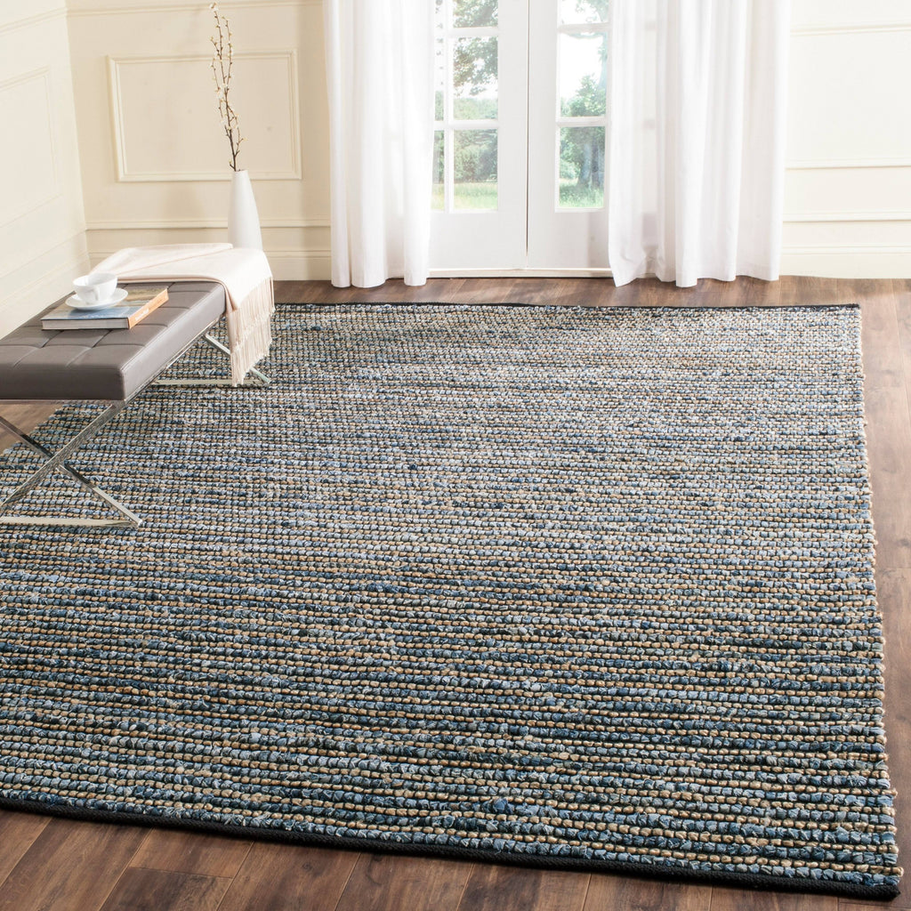 Blue Area Rug 2-ft 3-in x 4-ft I1372