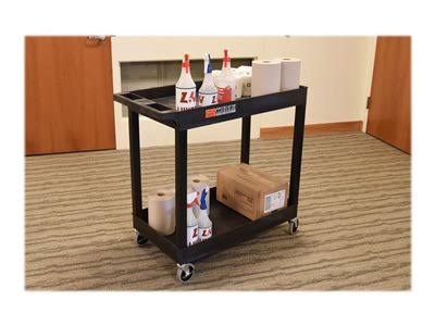 Gray 2-Shelf Tub Cart O832587