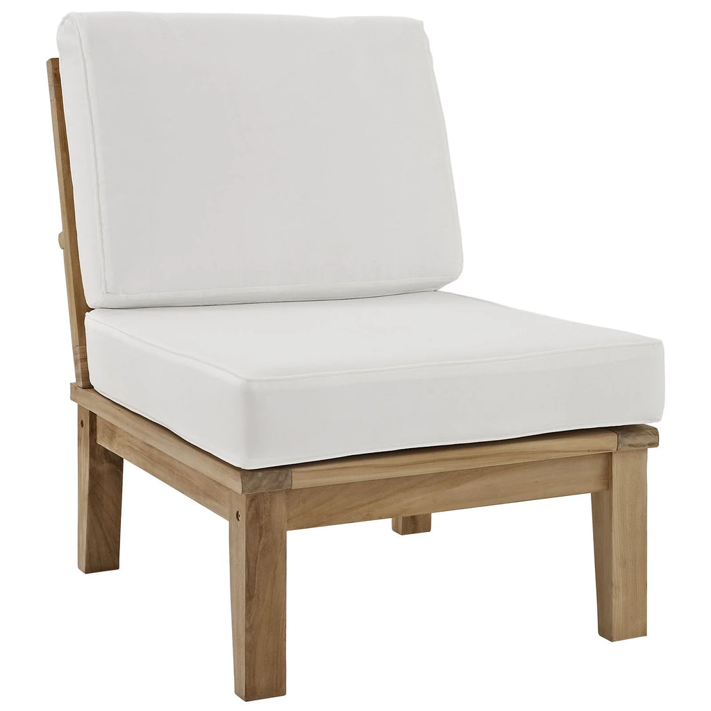 Natural White Teak Outdoor Sofa J7371