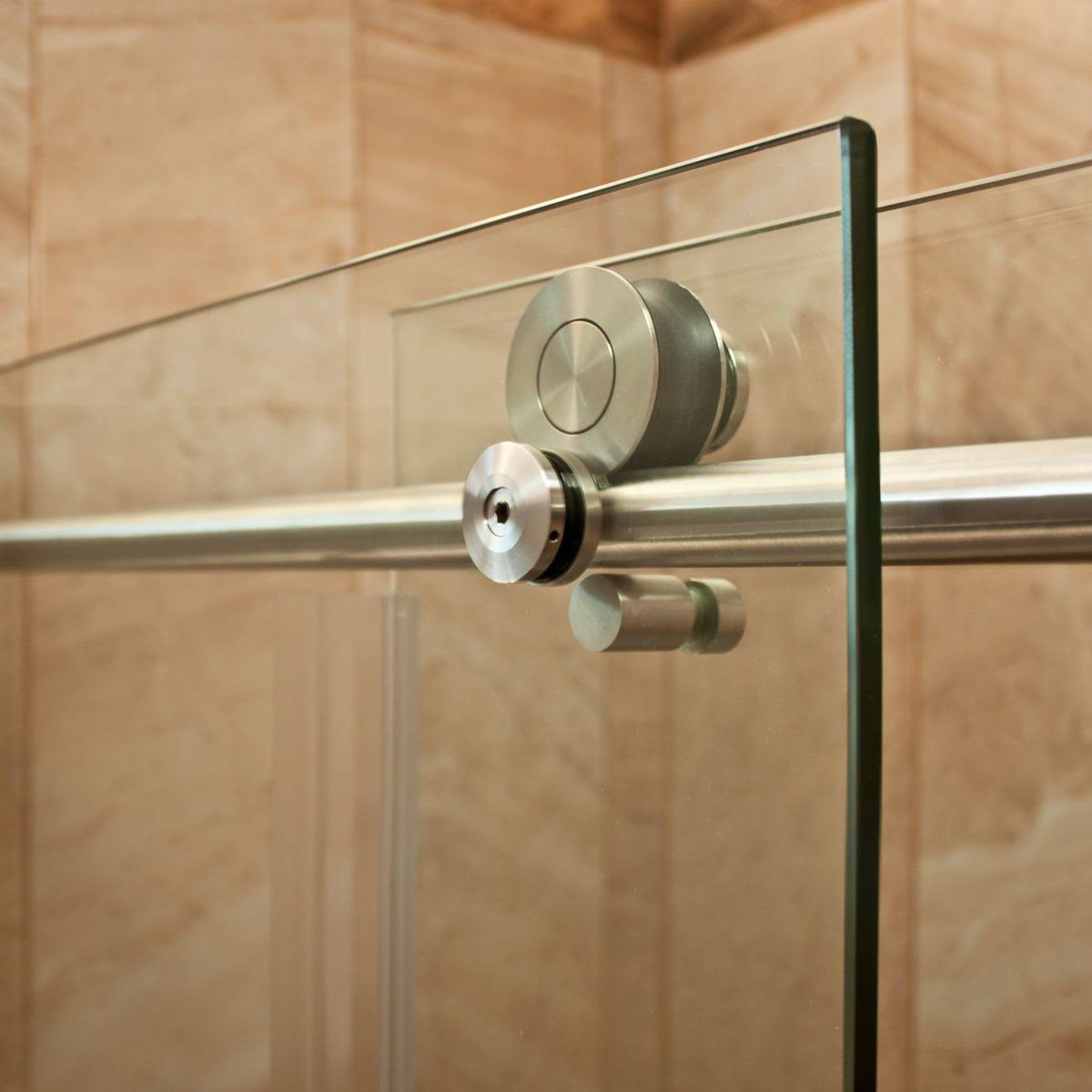 Frameless Sliding Shower Door Chrome Q801247