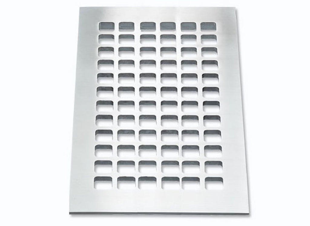 6" X 12" Silver Floor Grille L793277