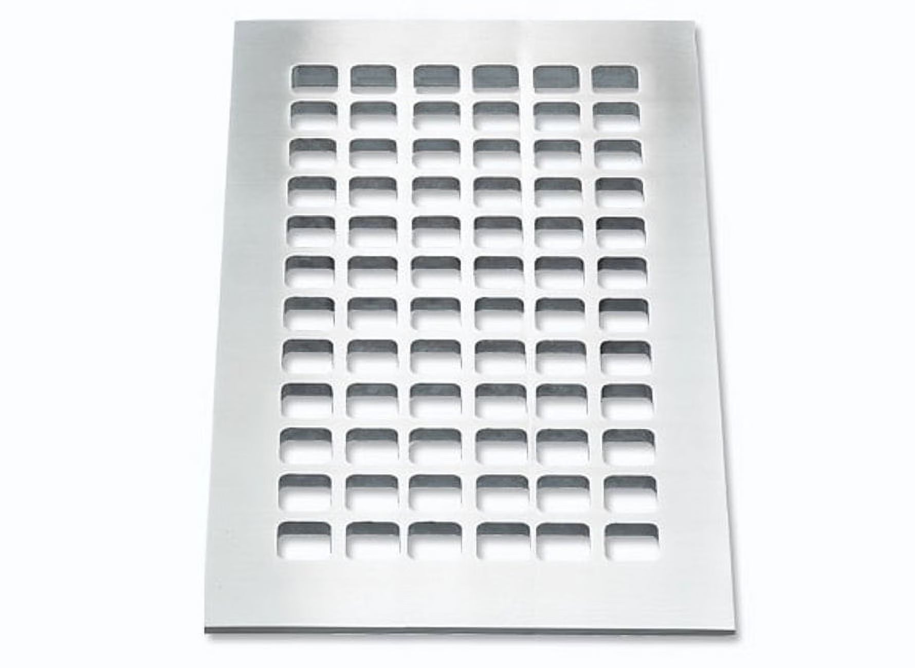 6" X 12" Silver Floor Grille L793277