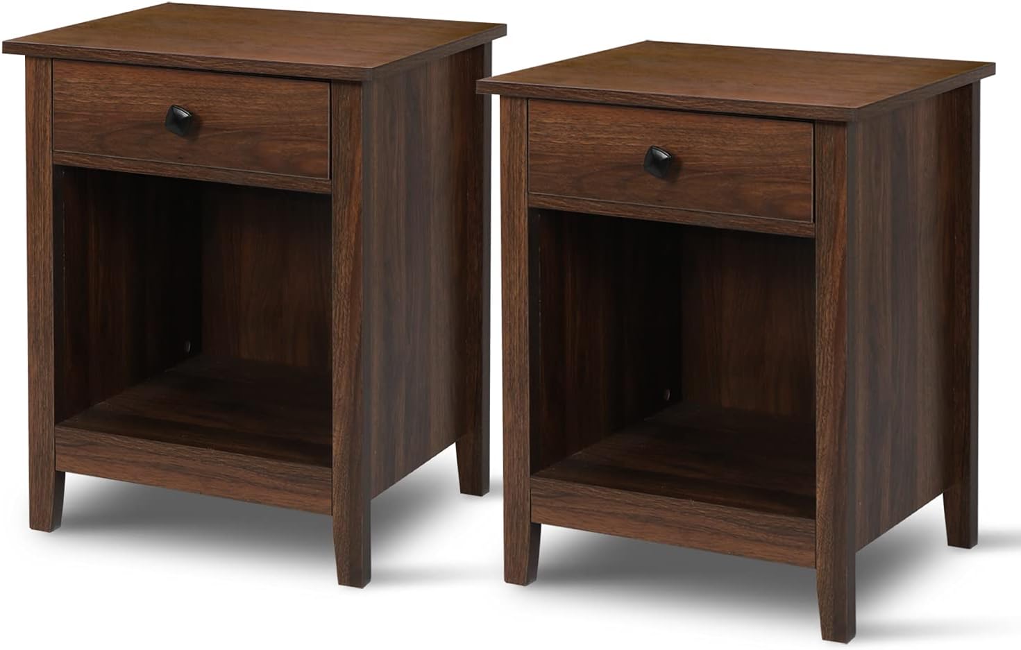 Set of 2 Wood Night Stands with Drawers A677246