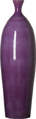 Eggplant Large Neck Jar D376