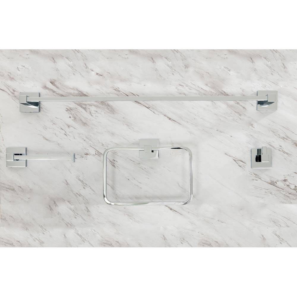 4-Piece Bathroom Accessory Set in Polished Chrome Z18014