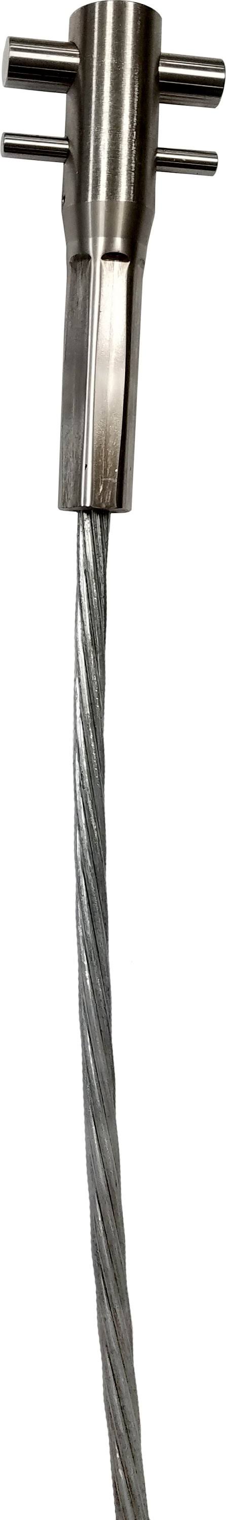 Galvanized Steel Vertical Safety System, 90 ft P7712