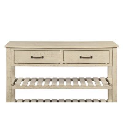 Antique Gray Console Table with Drawer X16964
