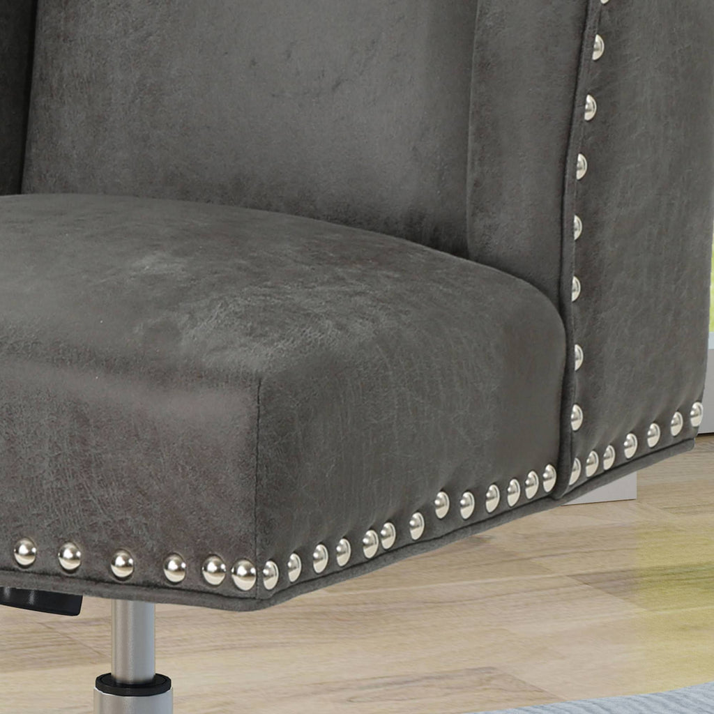 Slate Microfiber Desk Chair M2730