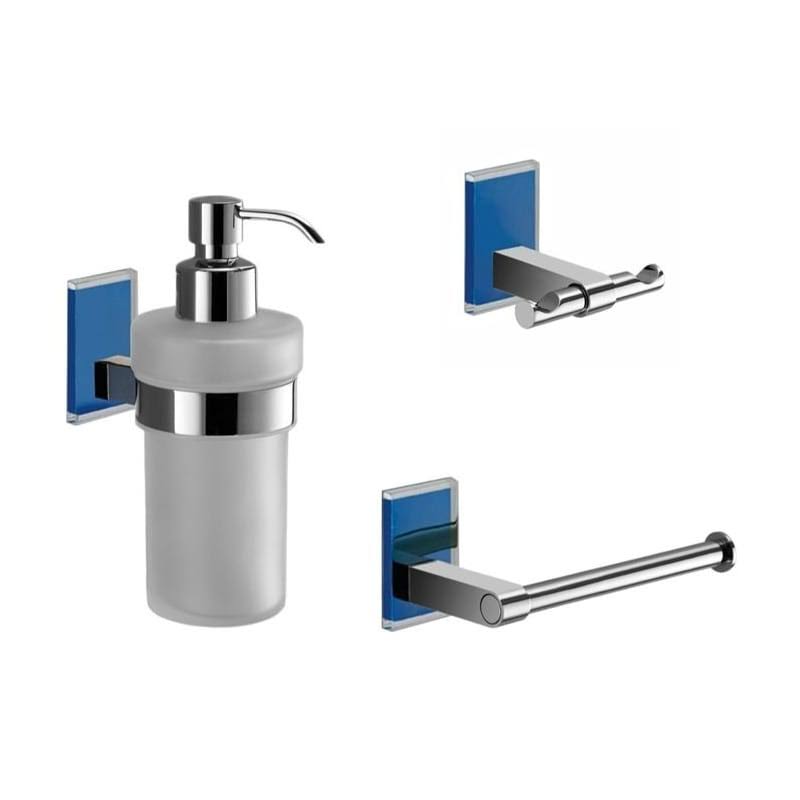 Maine Blue Bathroom Accessory Set H5738