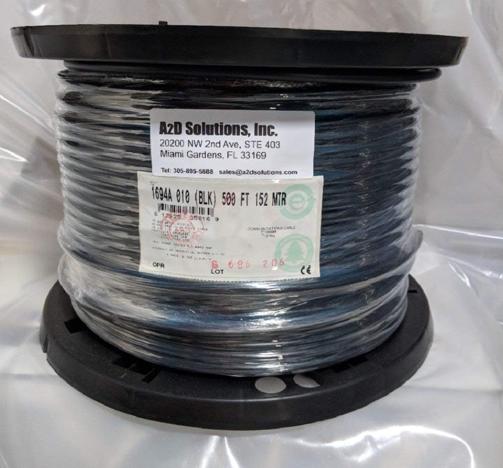 18 AWG 75 Ohm 500 ft Coaxial Cable F202235