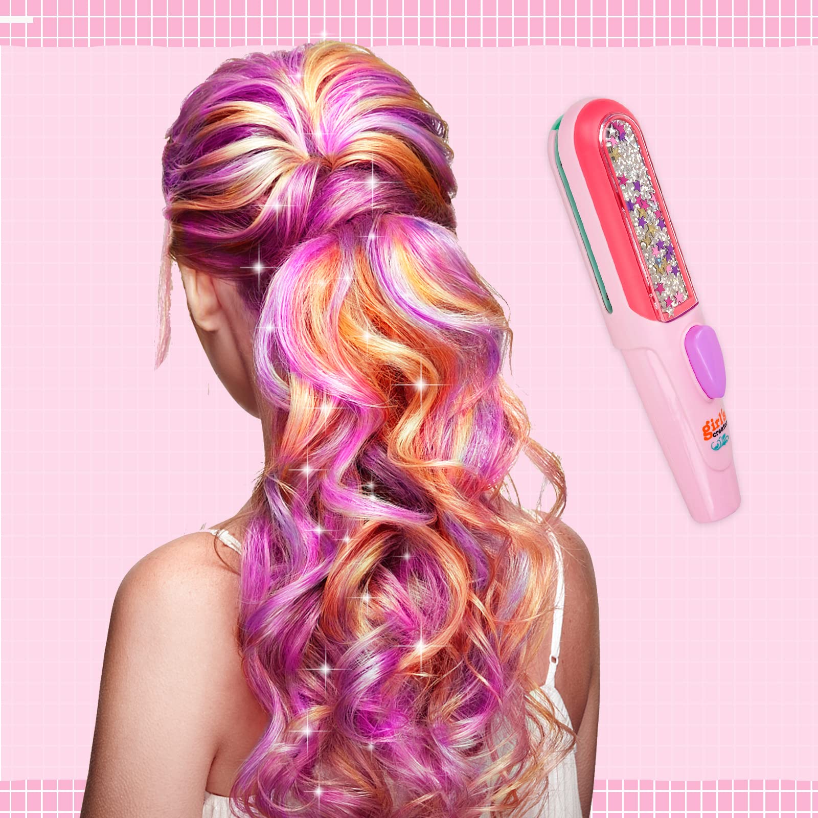 Beaded Hair Braiding Machine Jewellery Kits for Kids E644