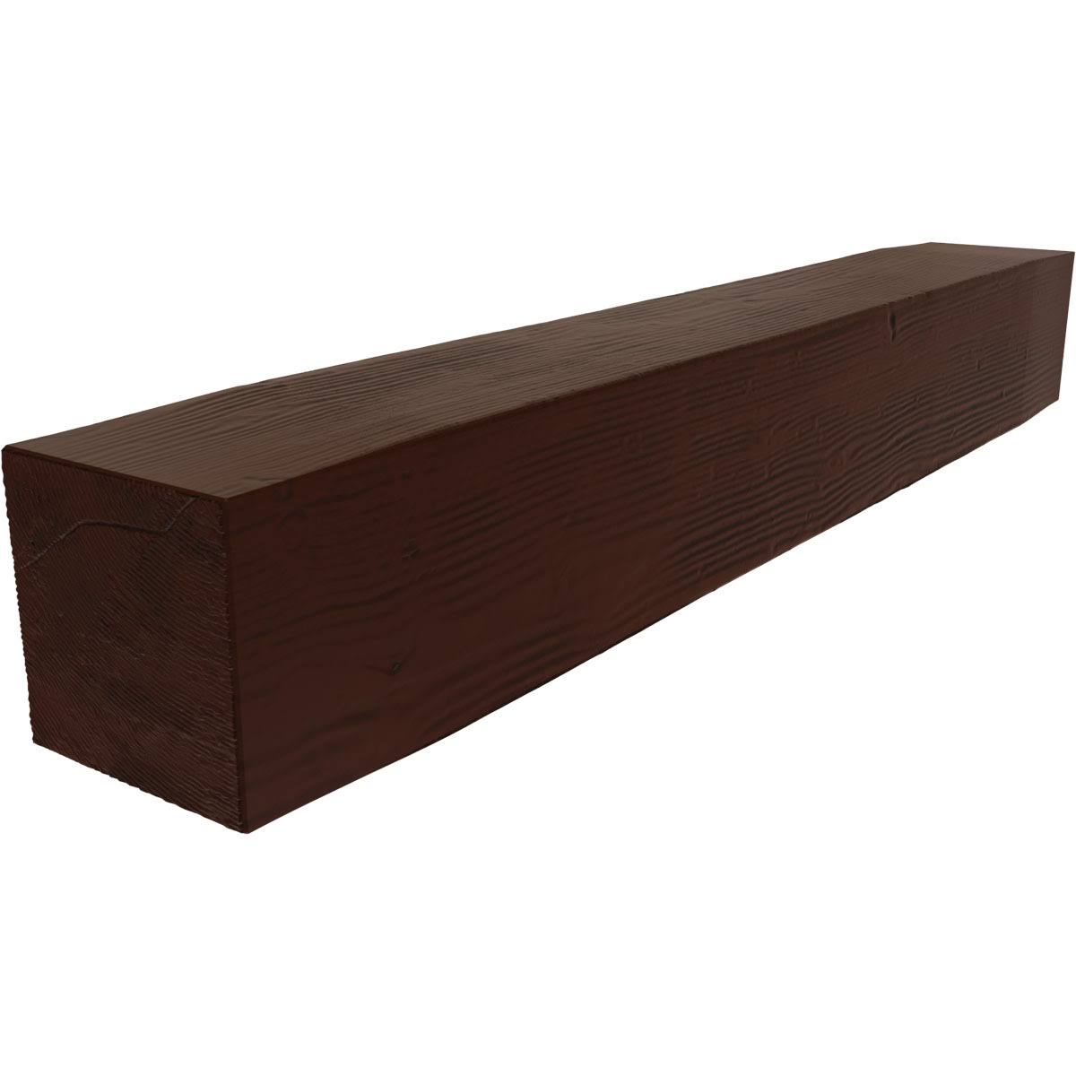 Sandblasted Faux Wood Fireplace Mantel, Natural Pecan G255260
