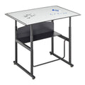 White Rectangular Stand-Up Table U3400