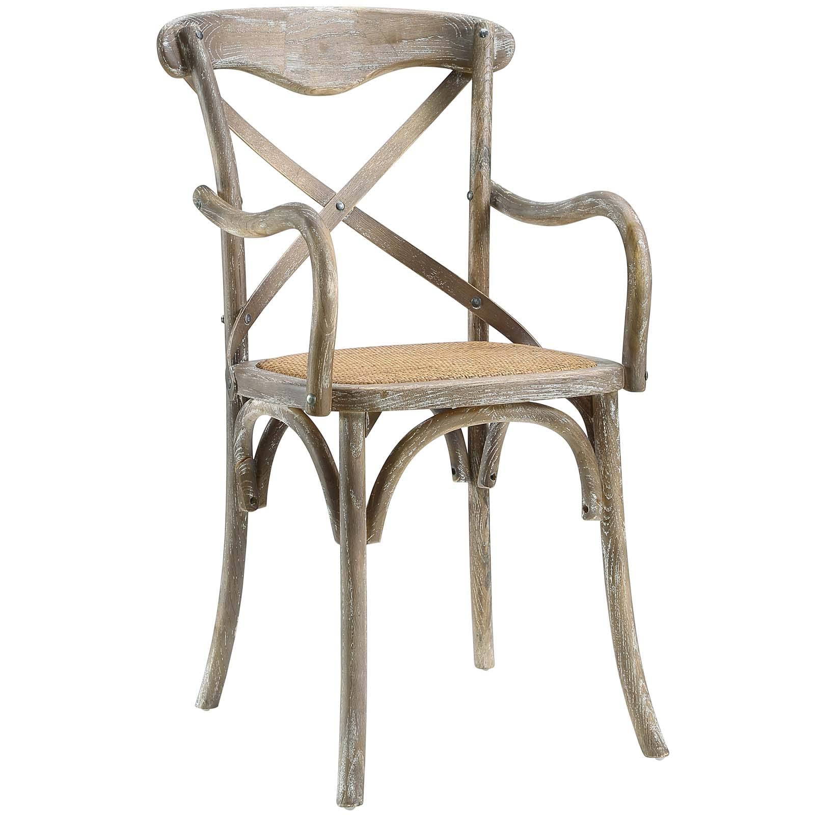 Walnut Dining Armchair Set of 2 N4844