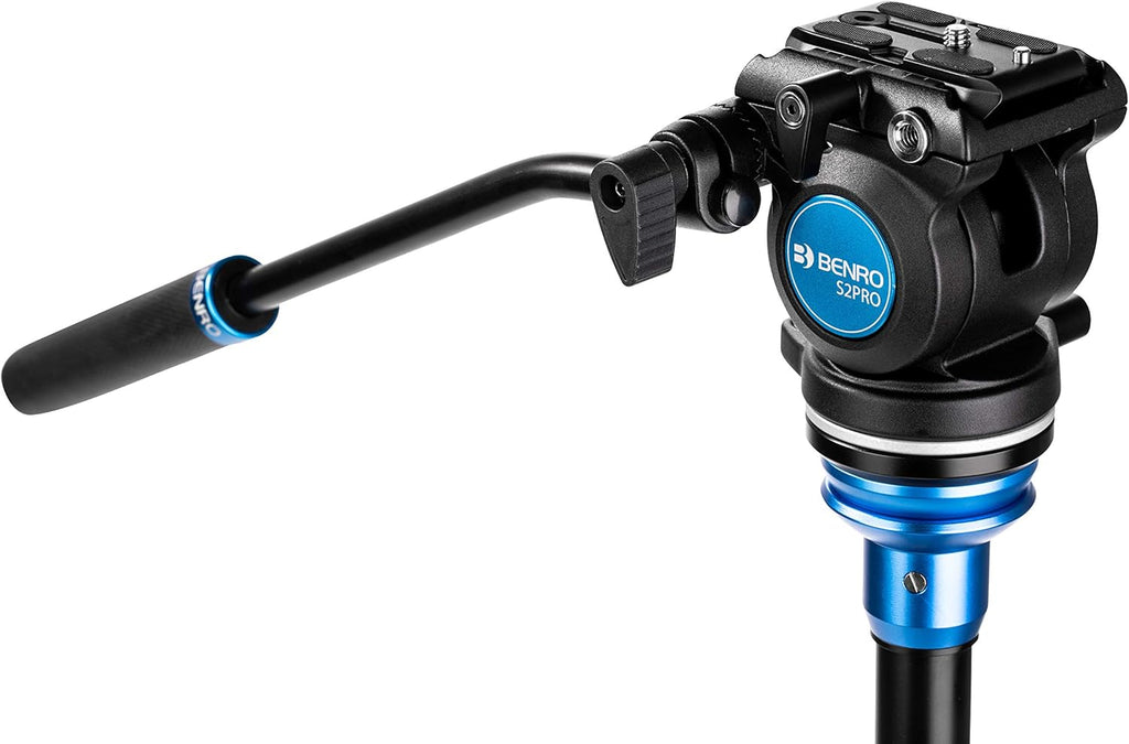 Aluminum Video Tripod with Fluid Video Head and Carrying Case G7035