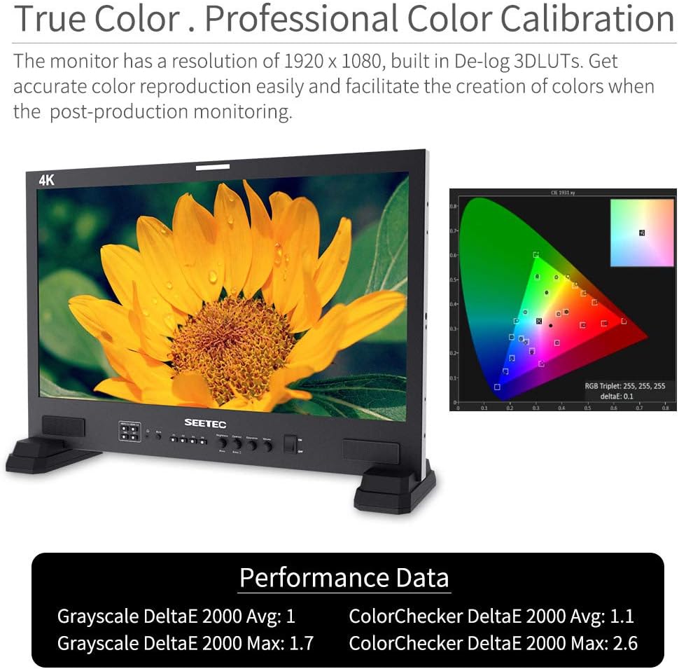 21.5 Inch 3G-SDI 4K HDMI Full HD 1920x1080 Broadcast Studio Monitor F9390