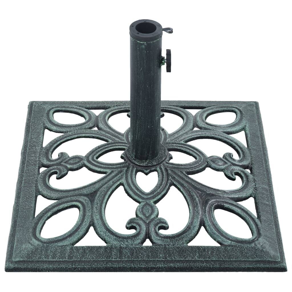 Green 26.5 lbs Cast Iron Umbrella Base U4669