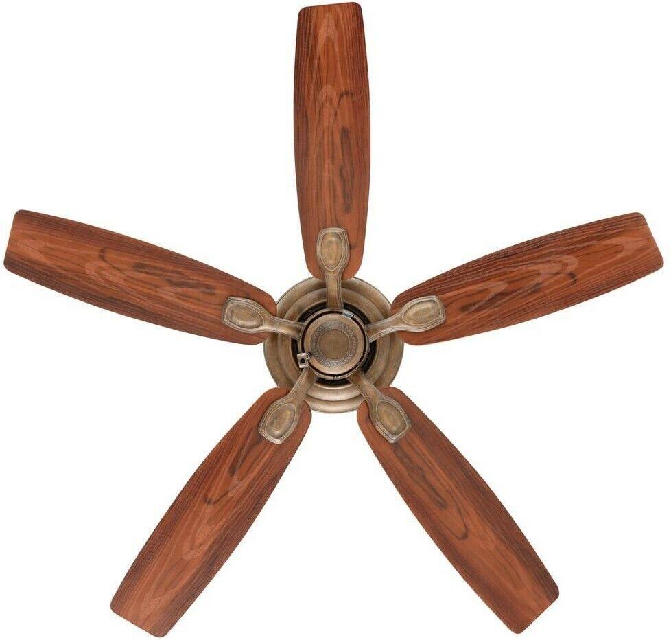 52x22 Ceiling Fan with Black Mahogany Blades Z895