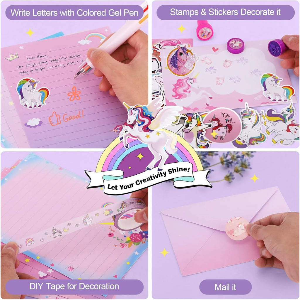 Unicorn Stationary Set with Storage Box C649017