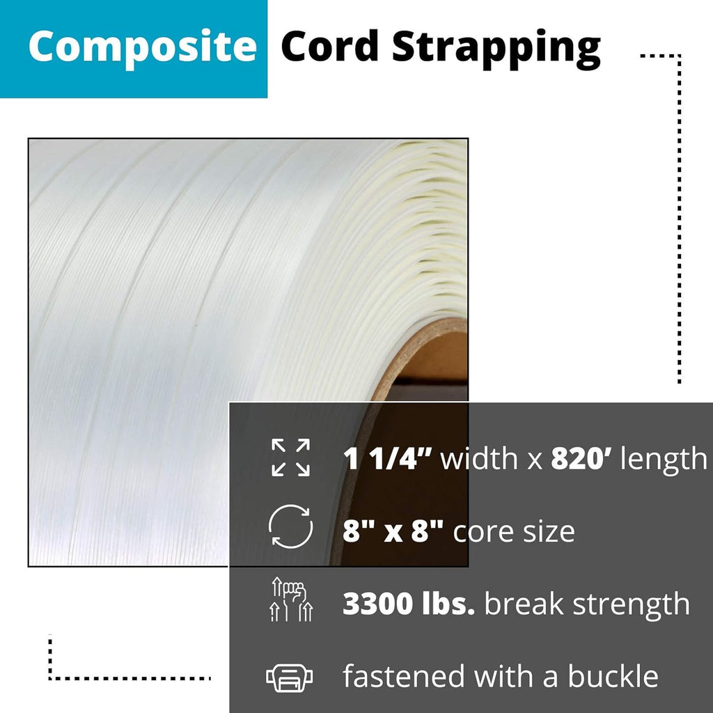 White Poly Cord Strapping Roll Z74791
