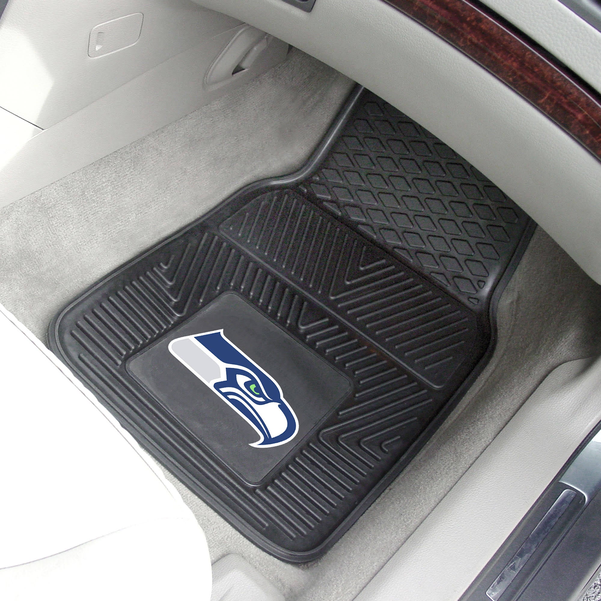 2-pc Vinyl Front Car Mat Set U16393