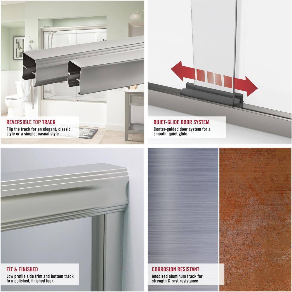 Chrome Towel Bar Handle Bathtub Door G72166