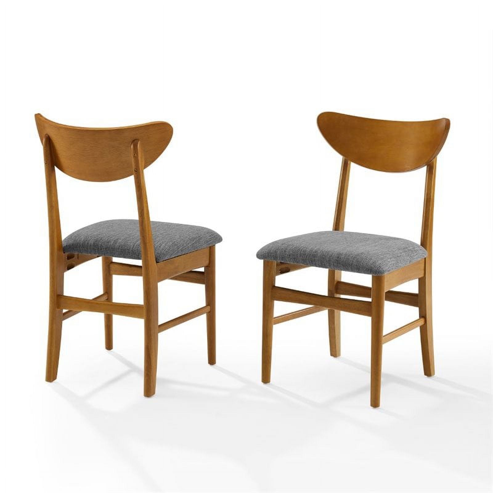 Mid-Century Wood Dining Chairs (Set of 2) K692