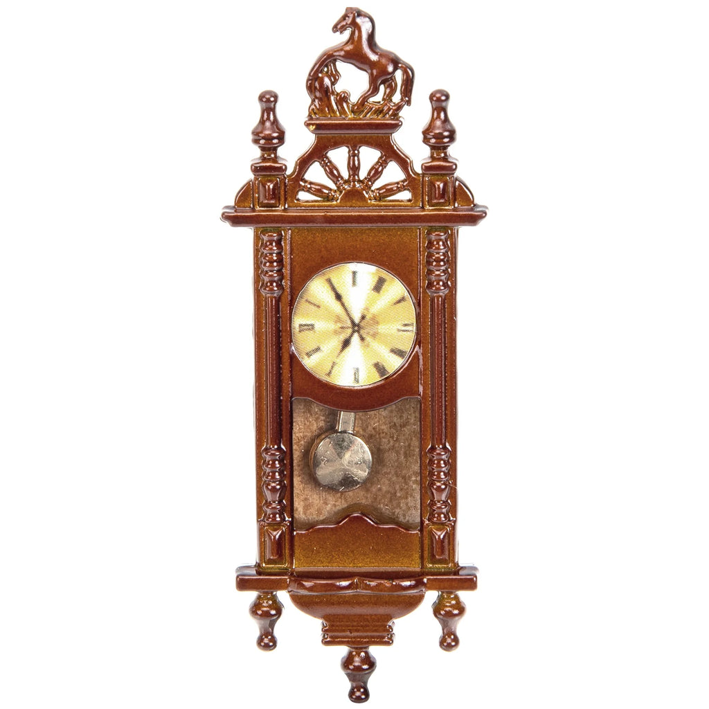 Metal Dollhouse Hanging Clock Toy Doll Furniture S131