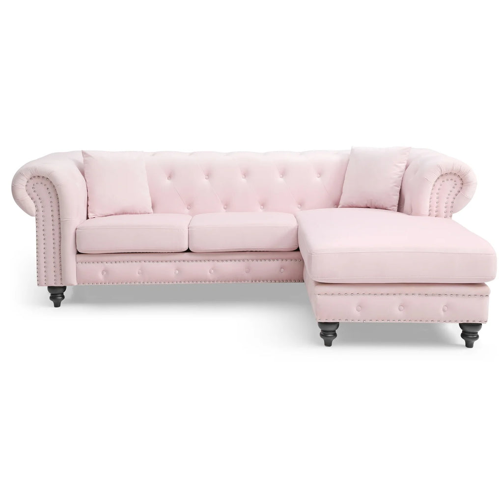 Pink Sofa Chaise ( 3 Boxes ) R5999