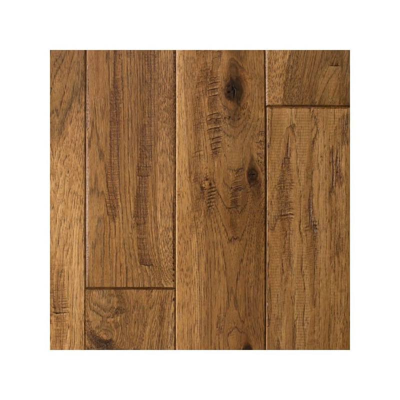 Saddle Handscraped Solid Hickory Hardwood Flooring D76574