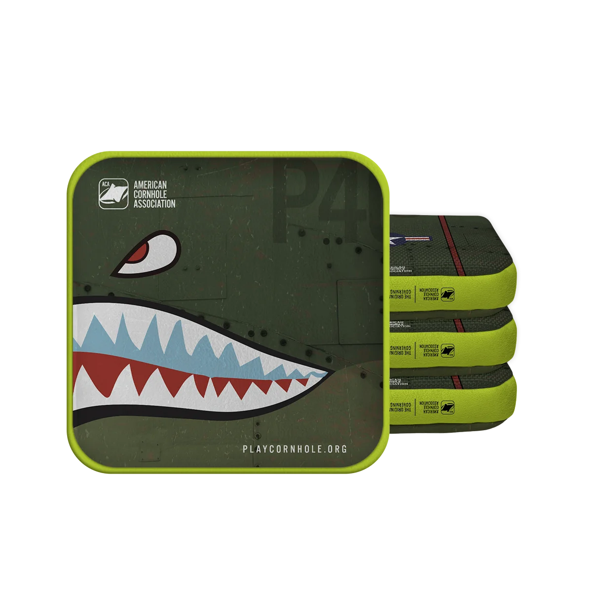 6-in ACA American Cornhole Association Official Regulation Bags Dual Sided Edge Technology Synergy Touring Pro T78108
