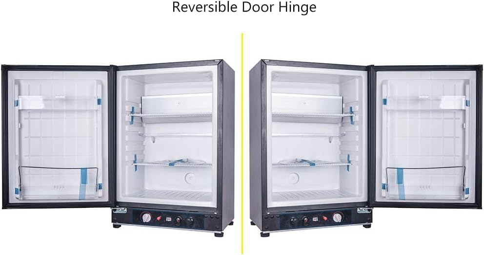 3 Way Propane Refrigerator with Freezer for RV Camper A678056