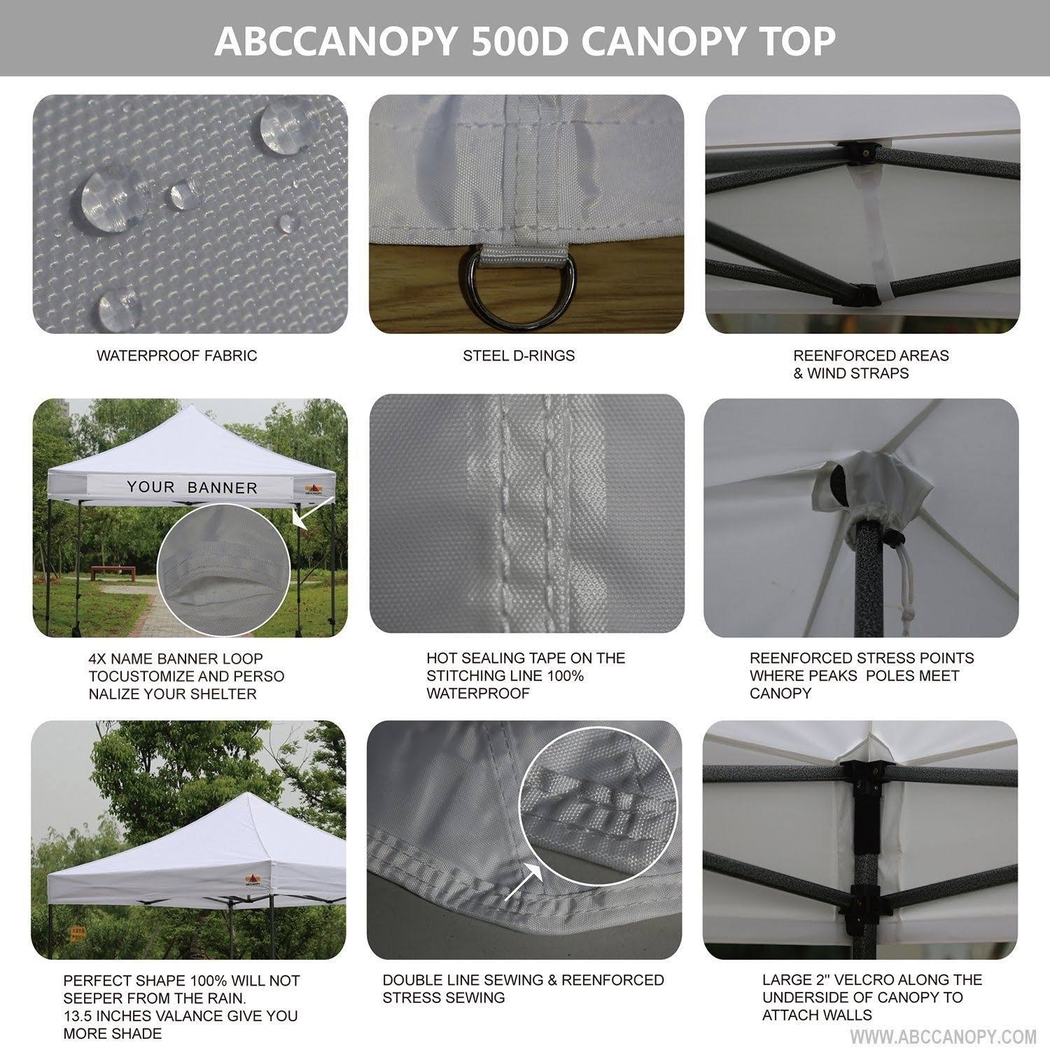 10 x 10 Pop-Up Portable Canopy Tent N9785