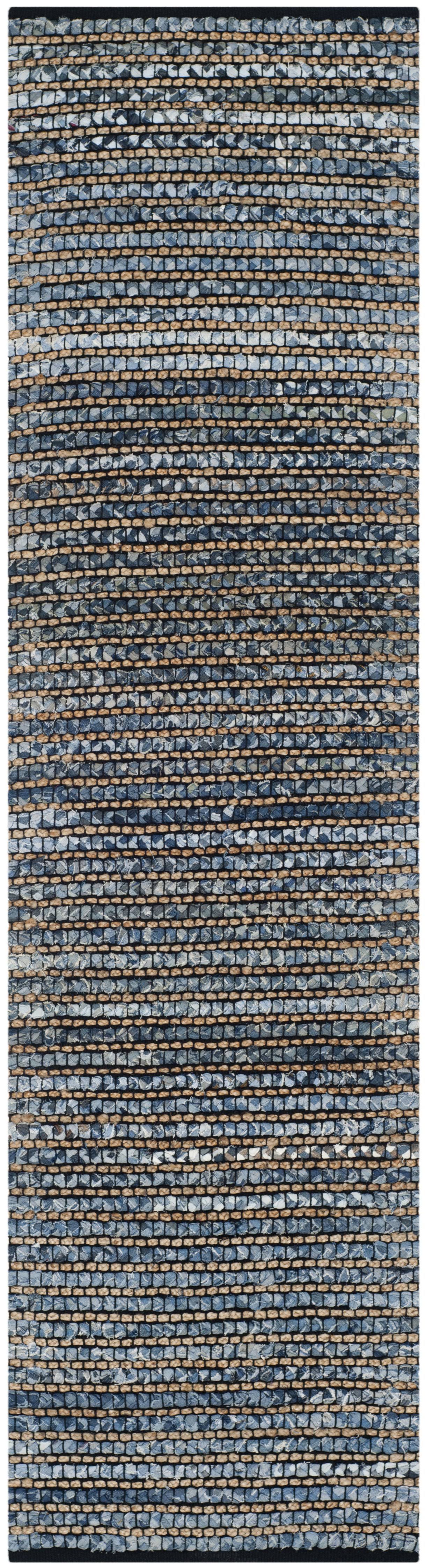 Blue Area Rug 2-ft 3-in x 4-ft I1372