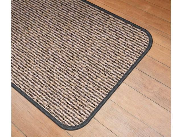 Skid-Resistant Carpet Runner - Black Ripple - 12 ft. x 48 in. E812460