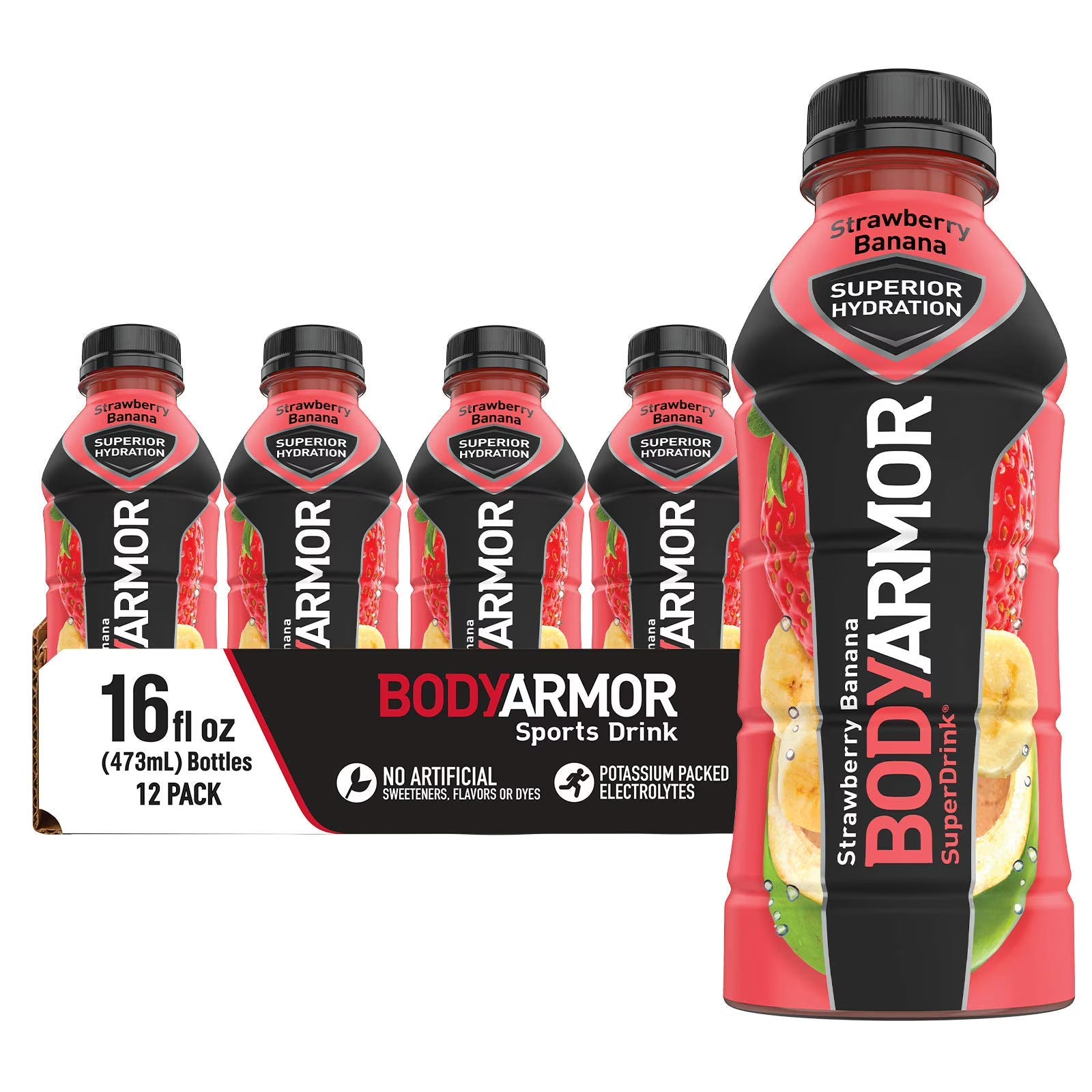 Strawberry Banana Sports Drink, 16 fl oz Z755953