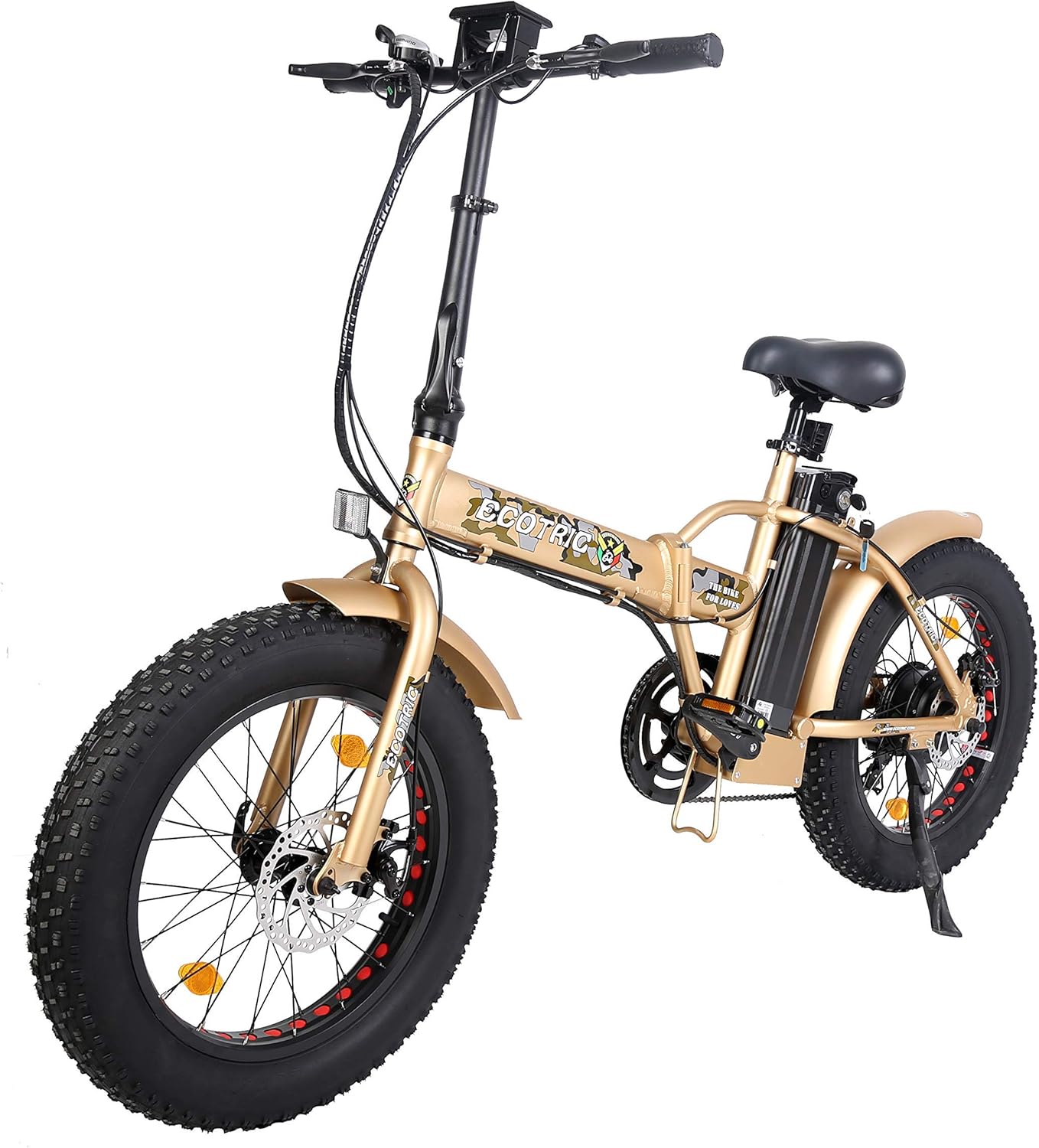 Folding Electric Bike 20" Fat Tire 48V 13AH Aluminum Frame J571297