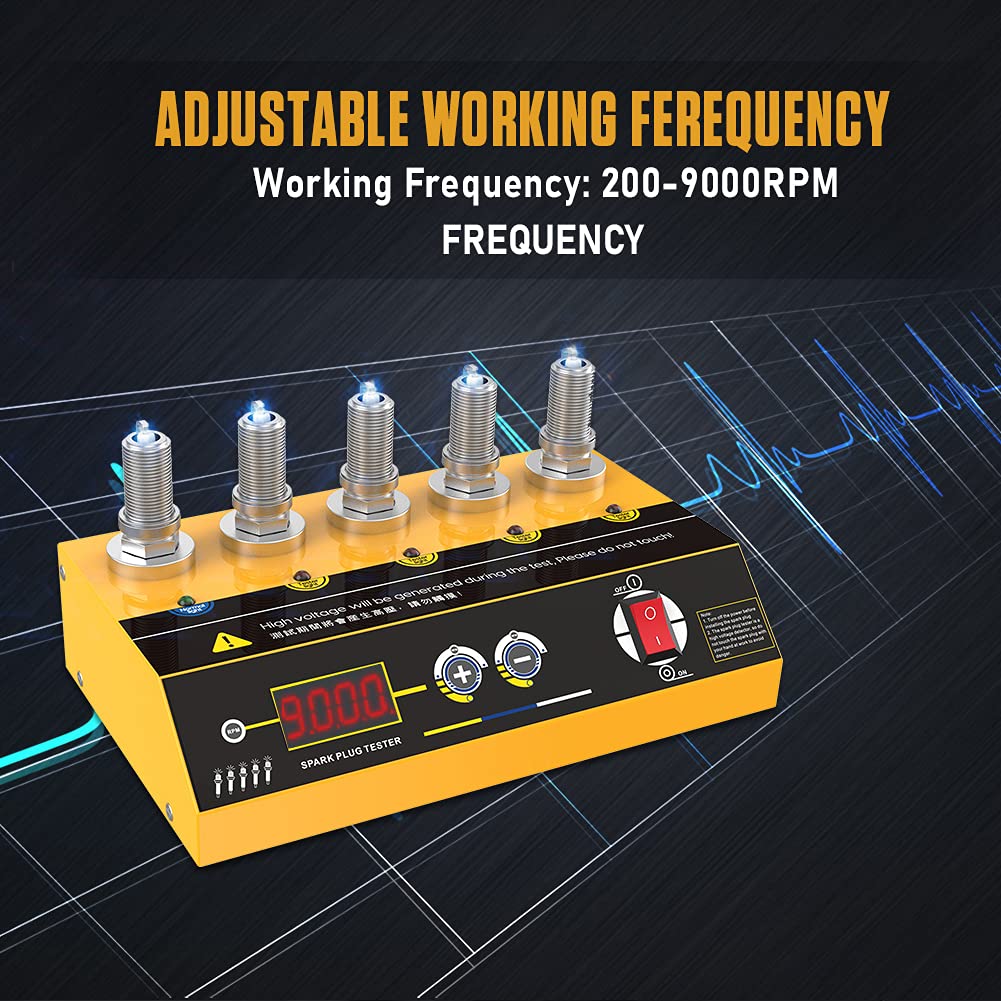 110V Digital Display Spark Plug Tester, Pack of 2 C4810