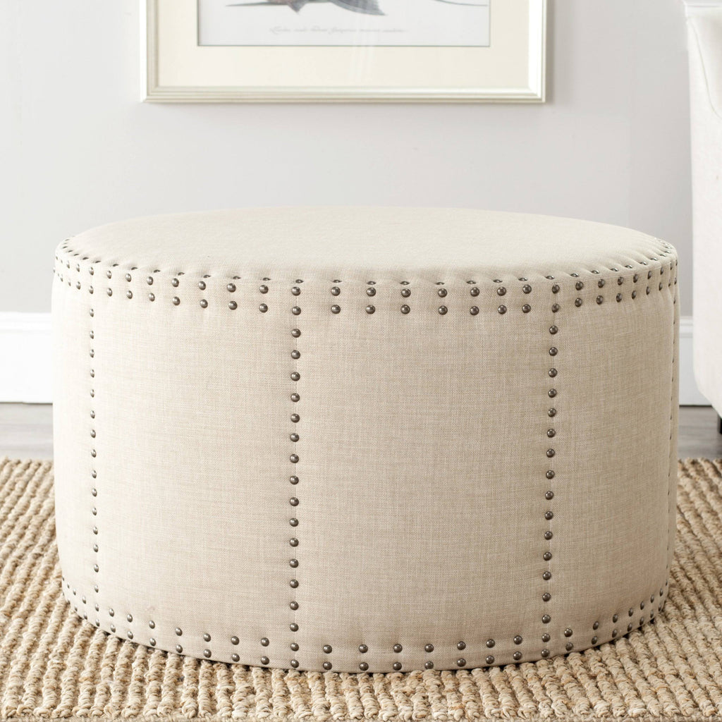Beige Ottoman X29629